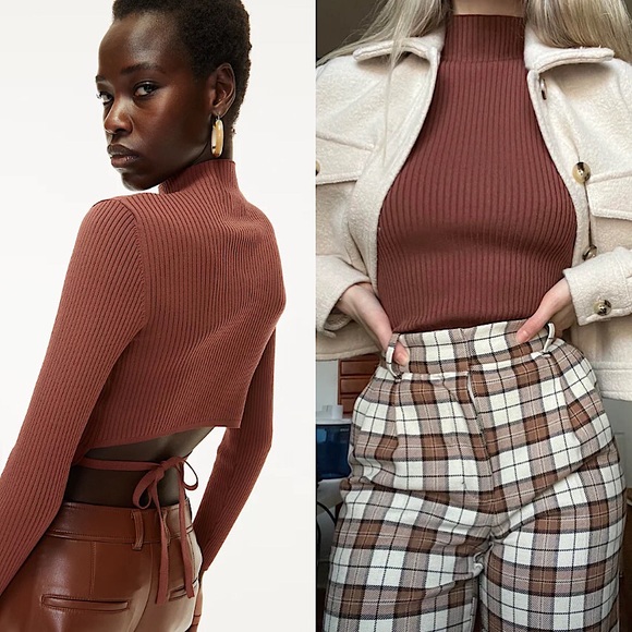 BABATON Ambrosia Sculpt Knit Top NWT - Picture 2 of 9